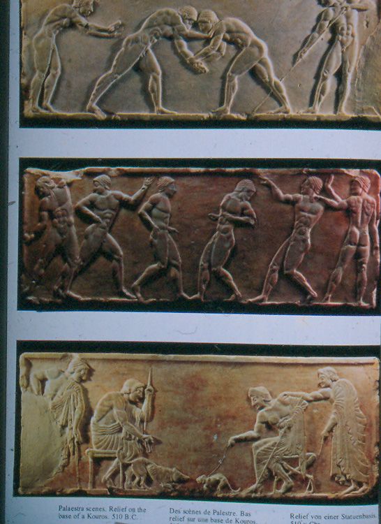 relief, szobor talapzata, kr.e.510